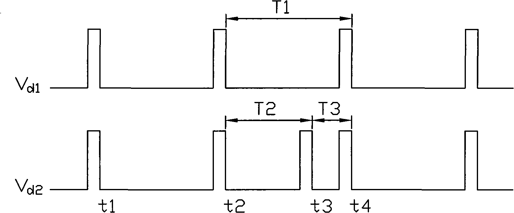 Data processing circuit, LCD and its driving method