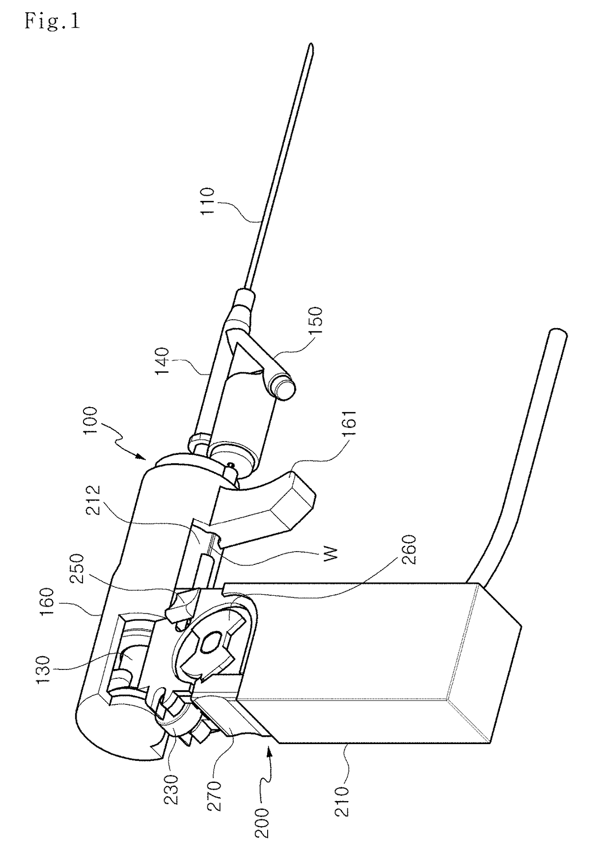 Guide wire insertion apparatus used in catheterization