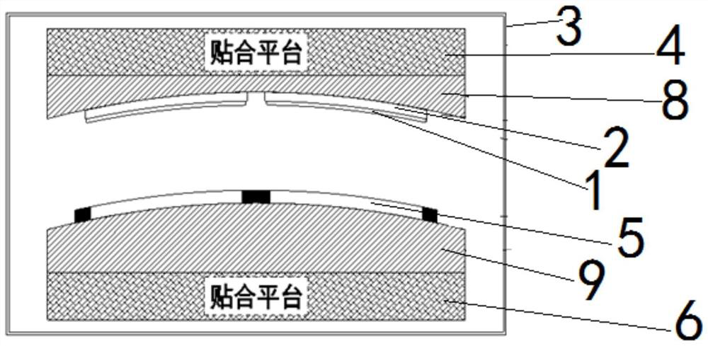 Vehicle-mounted bent C-shaped screen fitting method