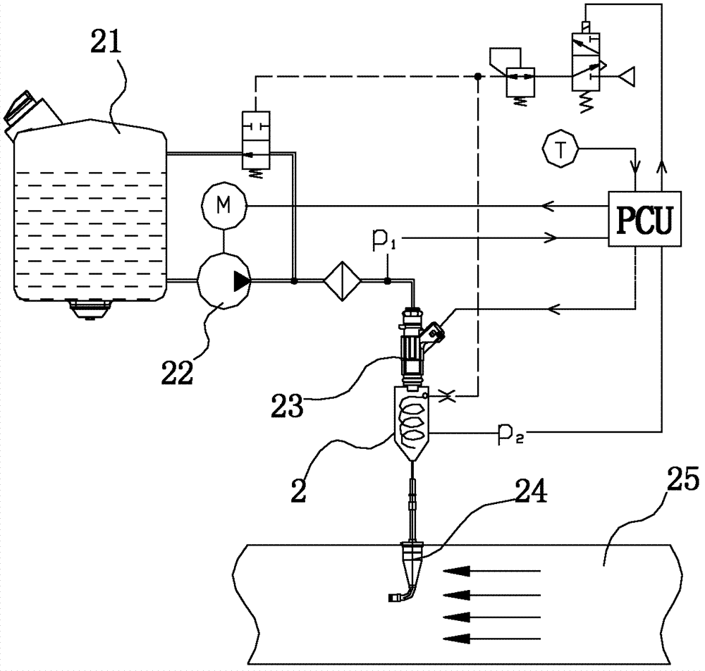 Selective catalytic reduction (SCR) metering injection pump urea crystal dissolving device