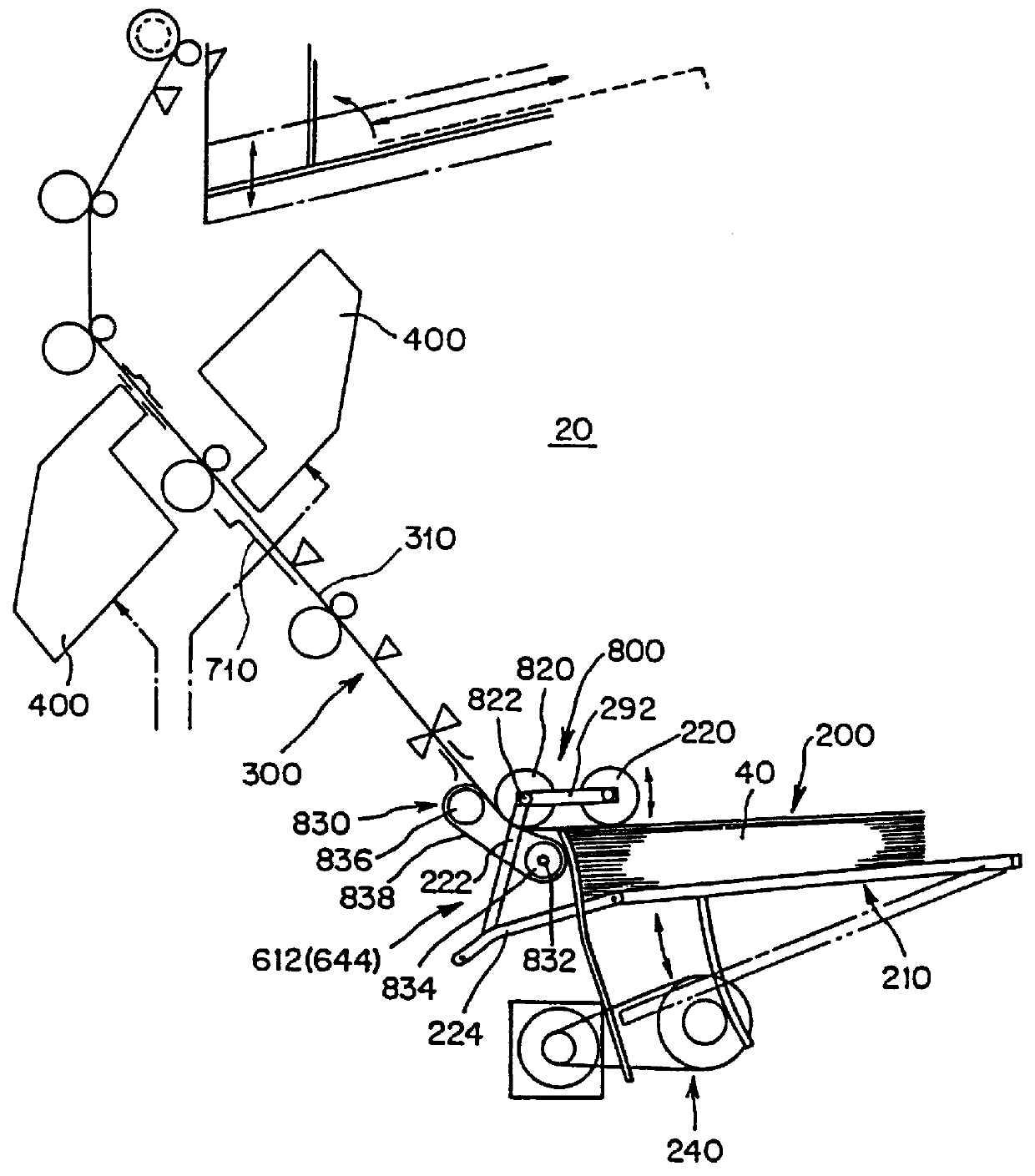 Paper supply apparatus for image reading apparatus and image reading apparatus with paper supply apparatus as well as paper supply apparatus