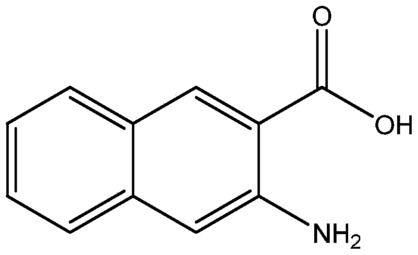 Application of 3-amino-2-naphthoic acid in identification of apis cerana honey and apis mellifera honey
