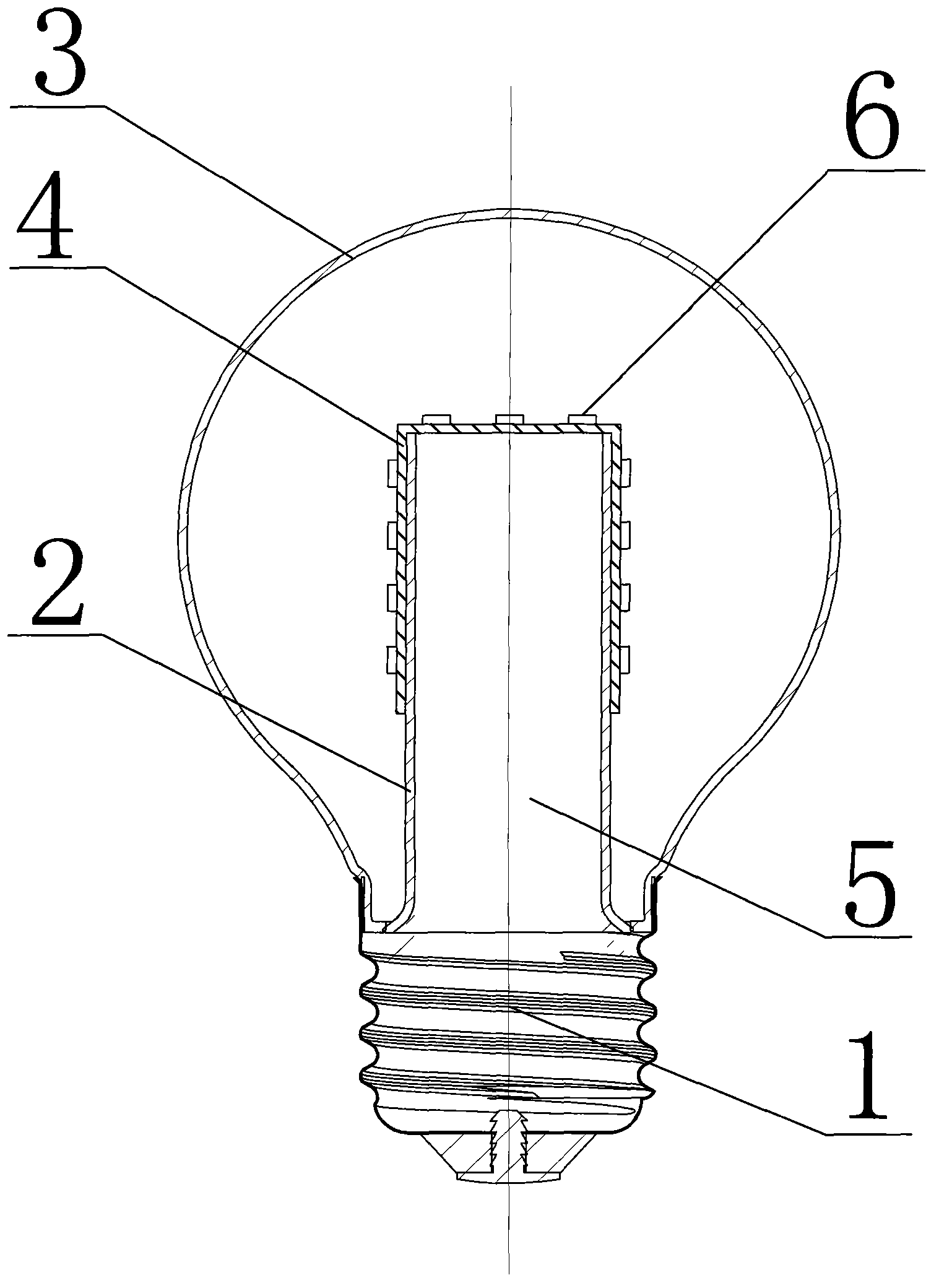 Semiconductor LED bulb light