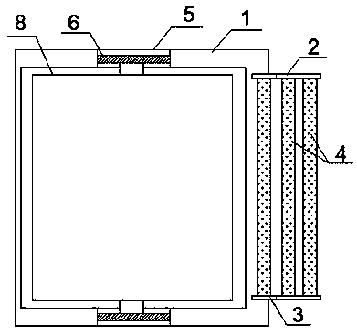 Winding paper drawing box with single-hand operation function