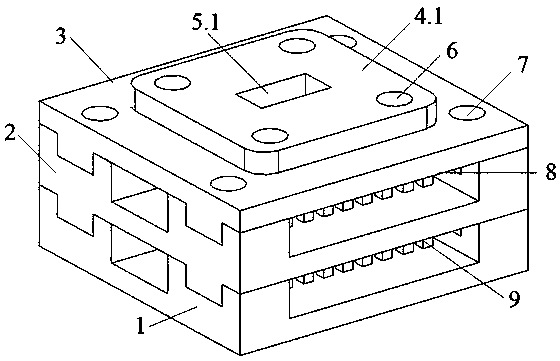 Stacked high-Q dual-mode filter based on slot waveguide technology