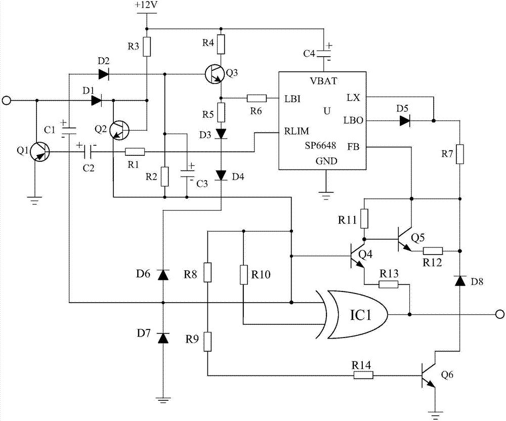 High-definition voice identification system based on symmetric triode amplification circuit