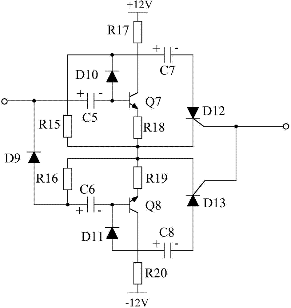 High-definition voice identification system based on symmetric triode amplification circuit
