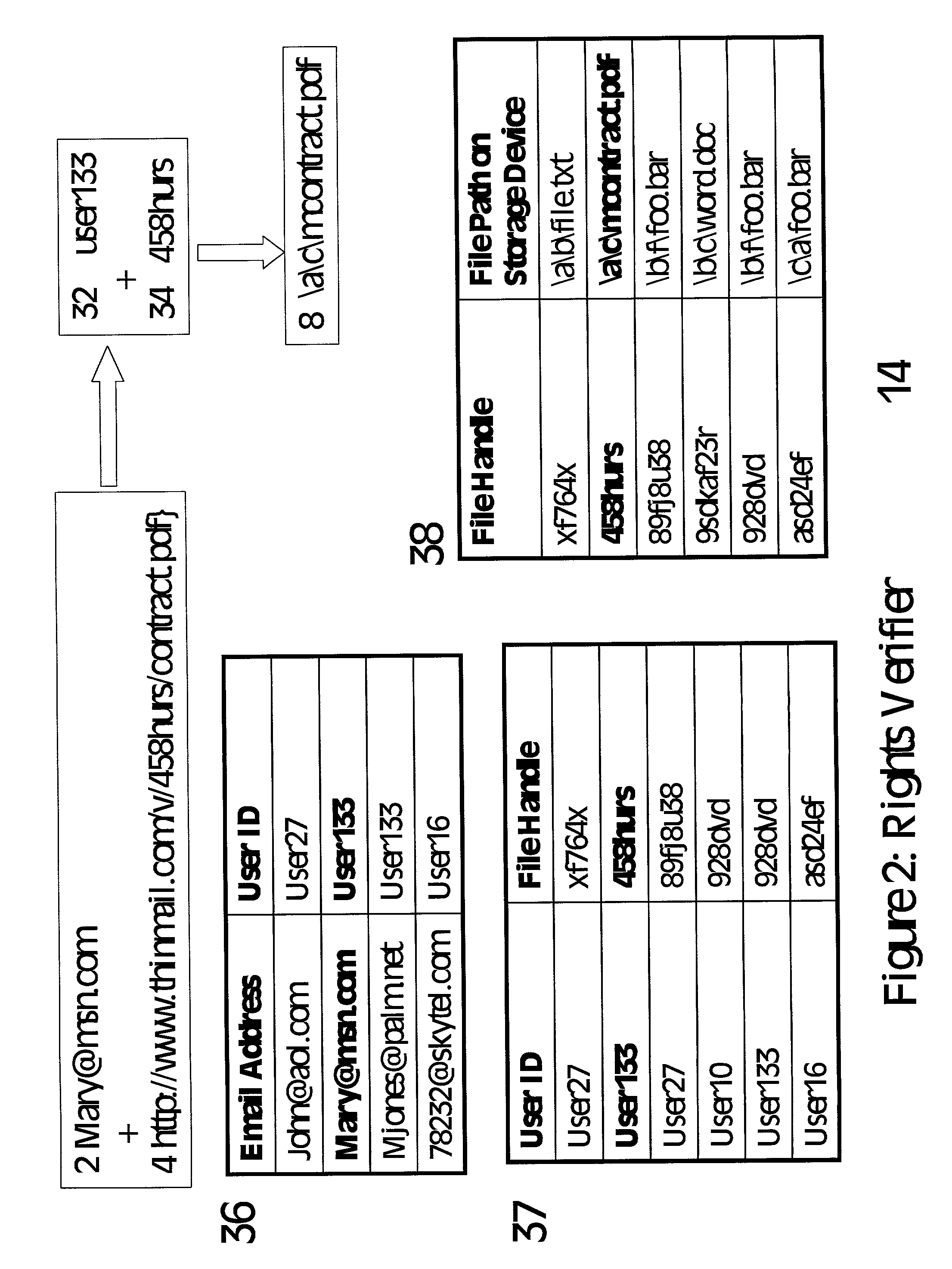 System and method for the electronic mail based management and manipulation of stored files