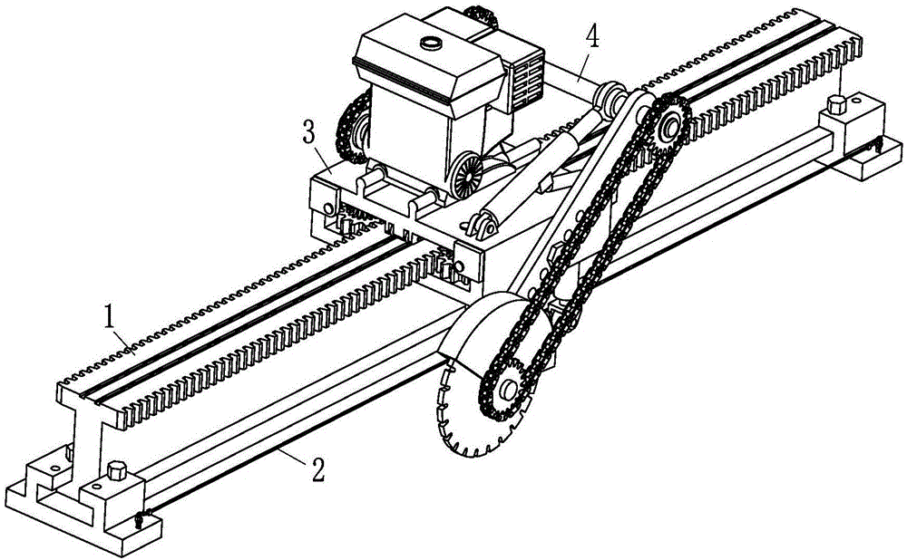 Road cutting robot and construction method thereof