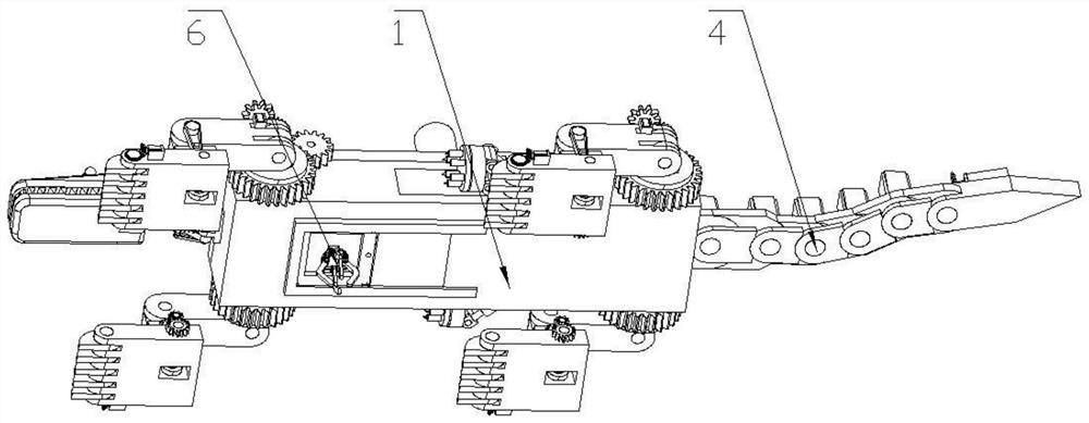 A bionic crocodile robot for detection