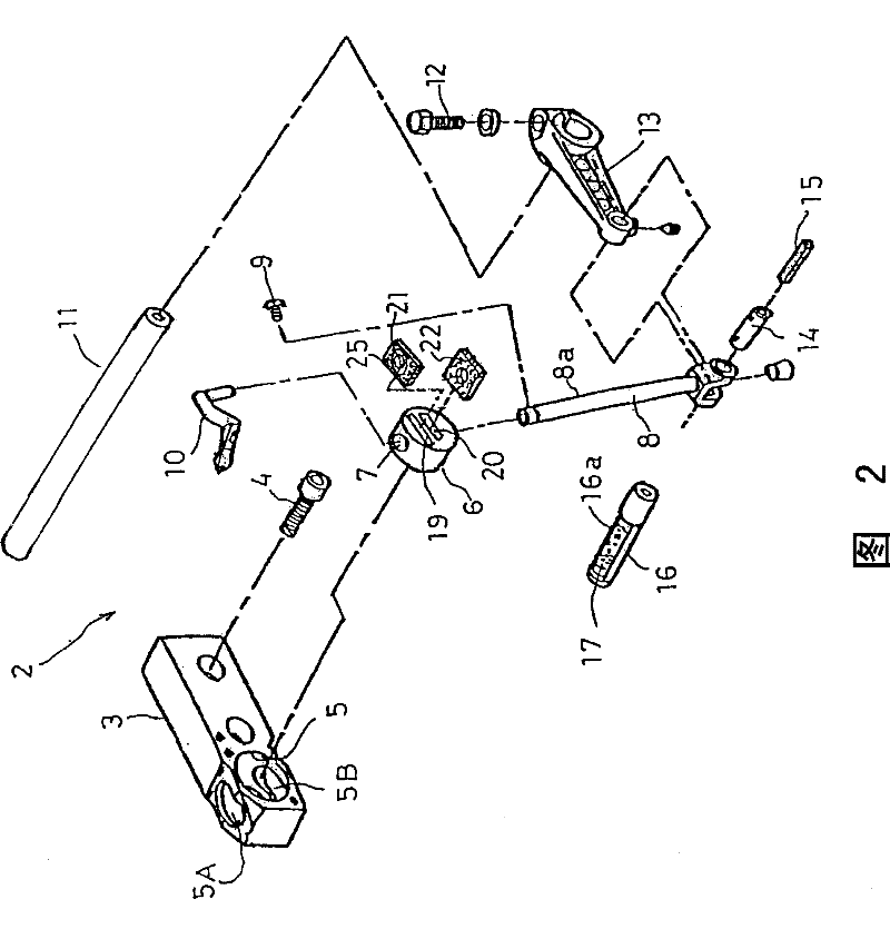 Anti-oil leakage device of top bend needle mechanism