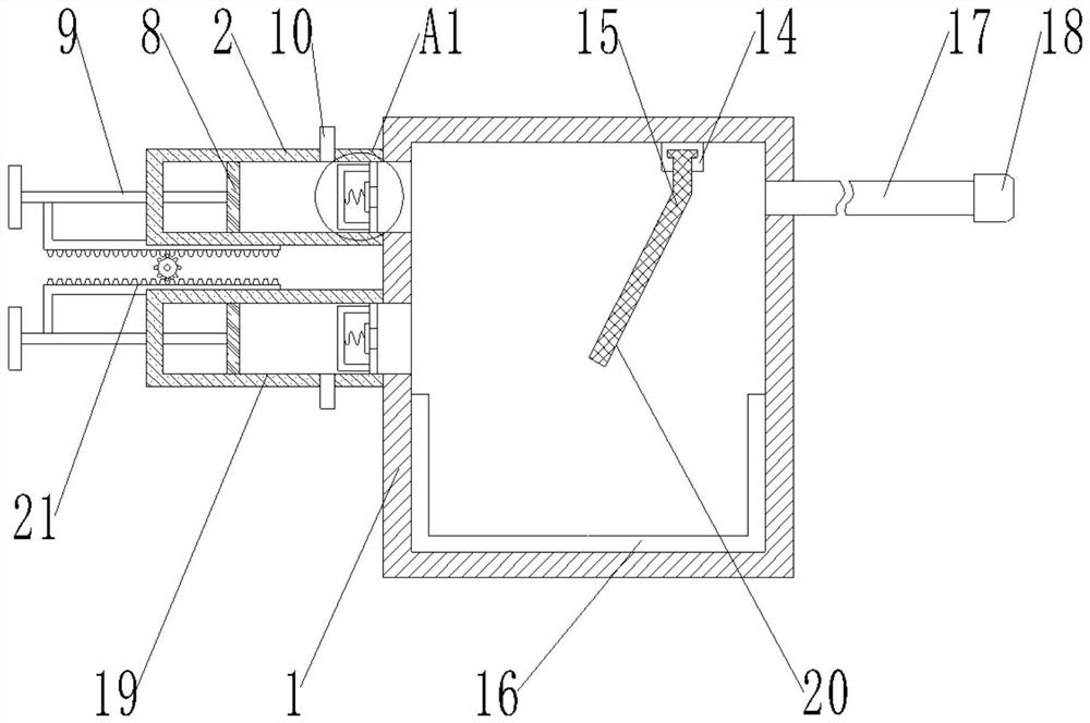 Gastrointestinal decompression device for digestive department