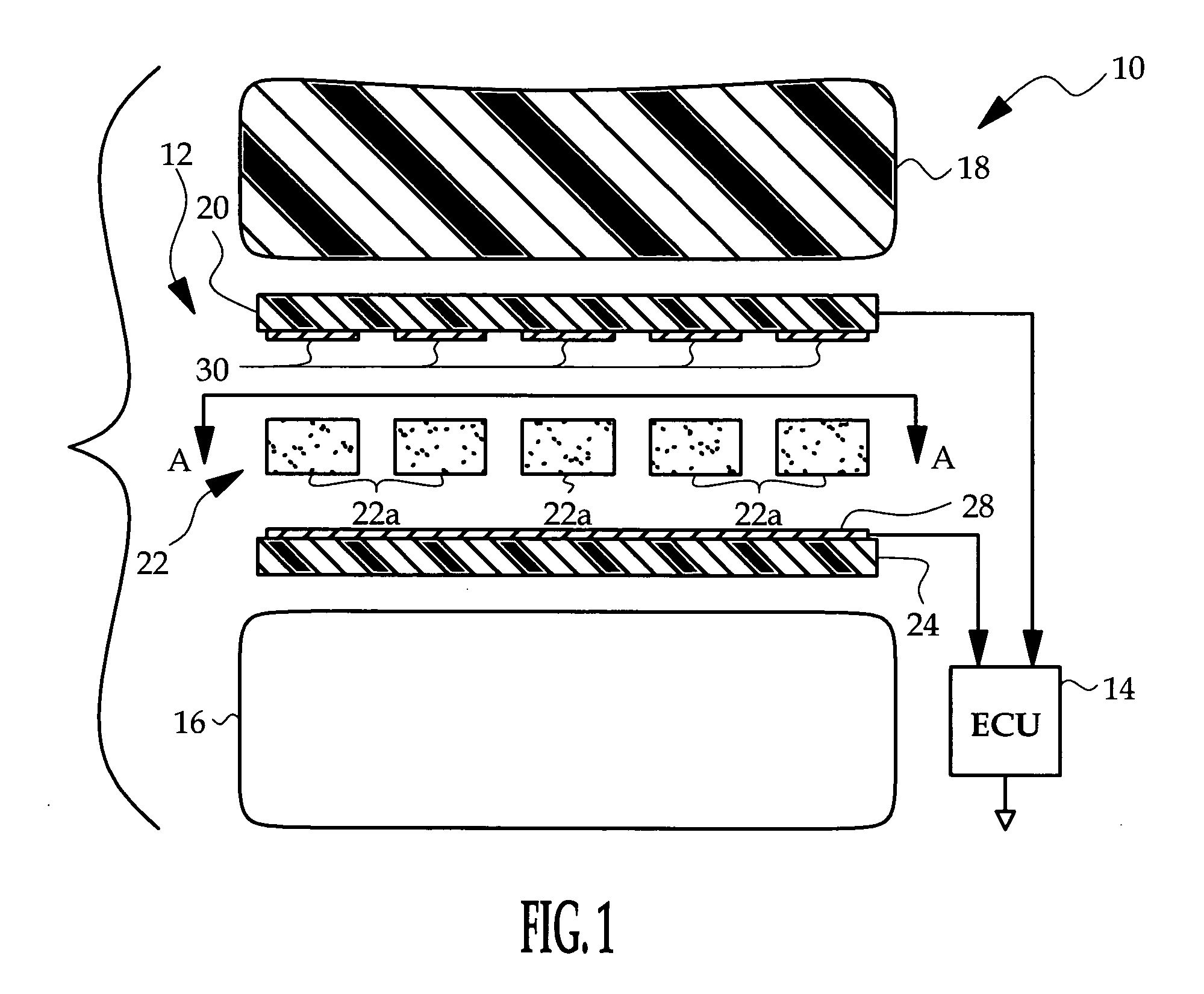 Capacitive load cell apparatus having silicone-impregnated foam dielectric pads