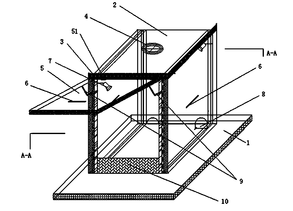 Soundproof box applied to atomic force microscope