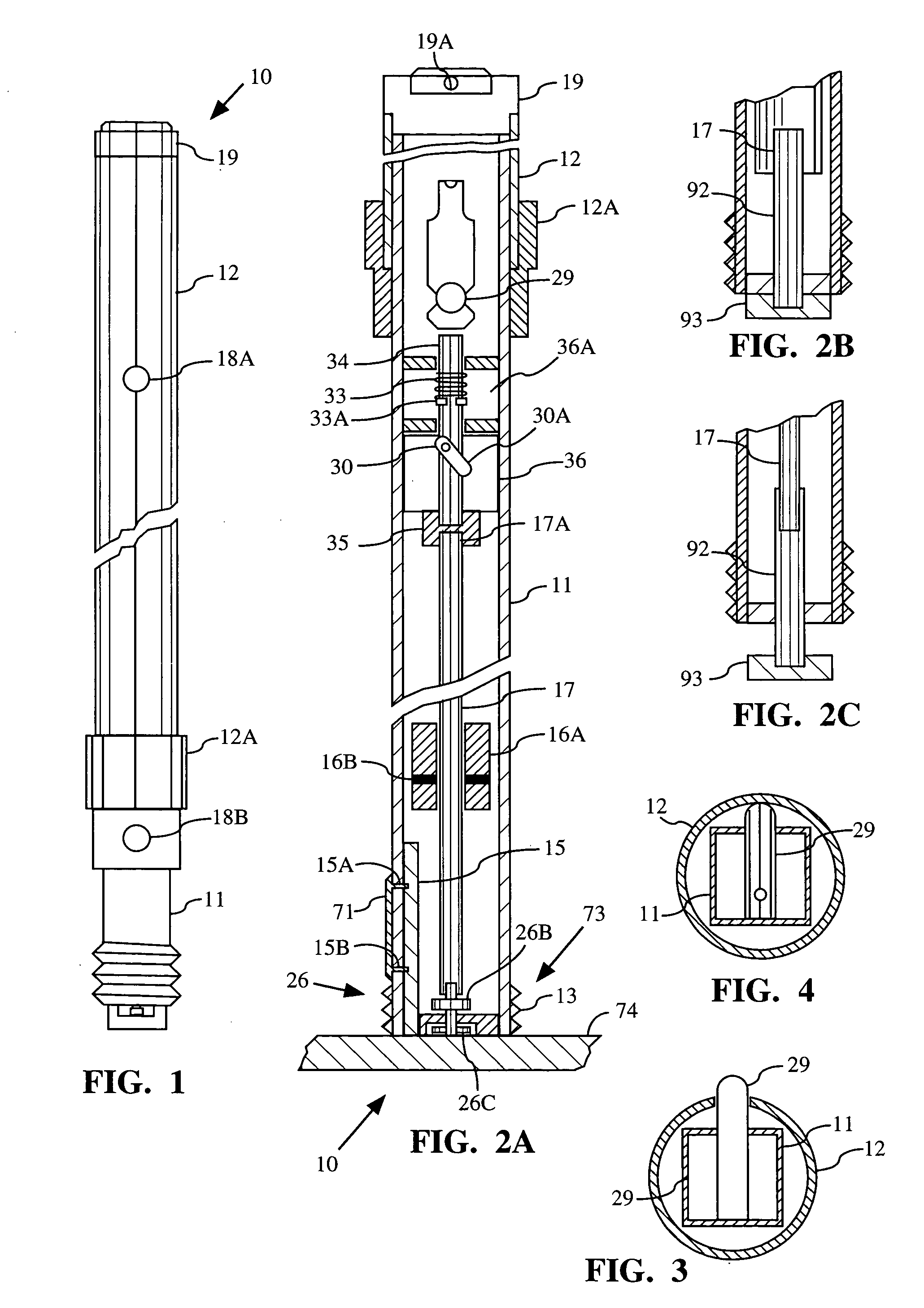 Collapsible liquid level measurement device with attachments