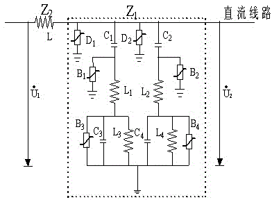 Criterion method for protection startup of extra-high voltage direct-current circuit