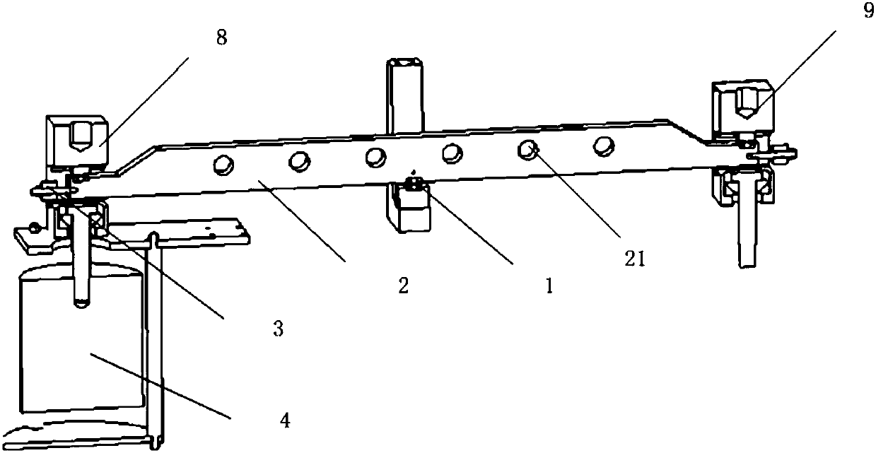 Automatically weight loading tare weight-removing device for electronic hoist scale