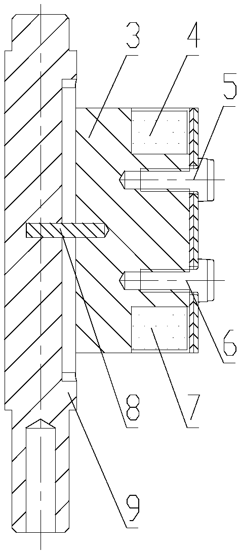 A bi-directional self-locking rotary magnetic holder