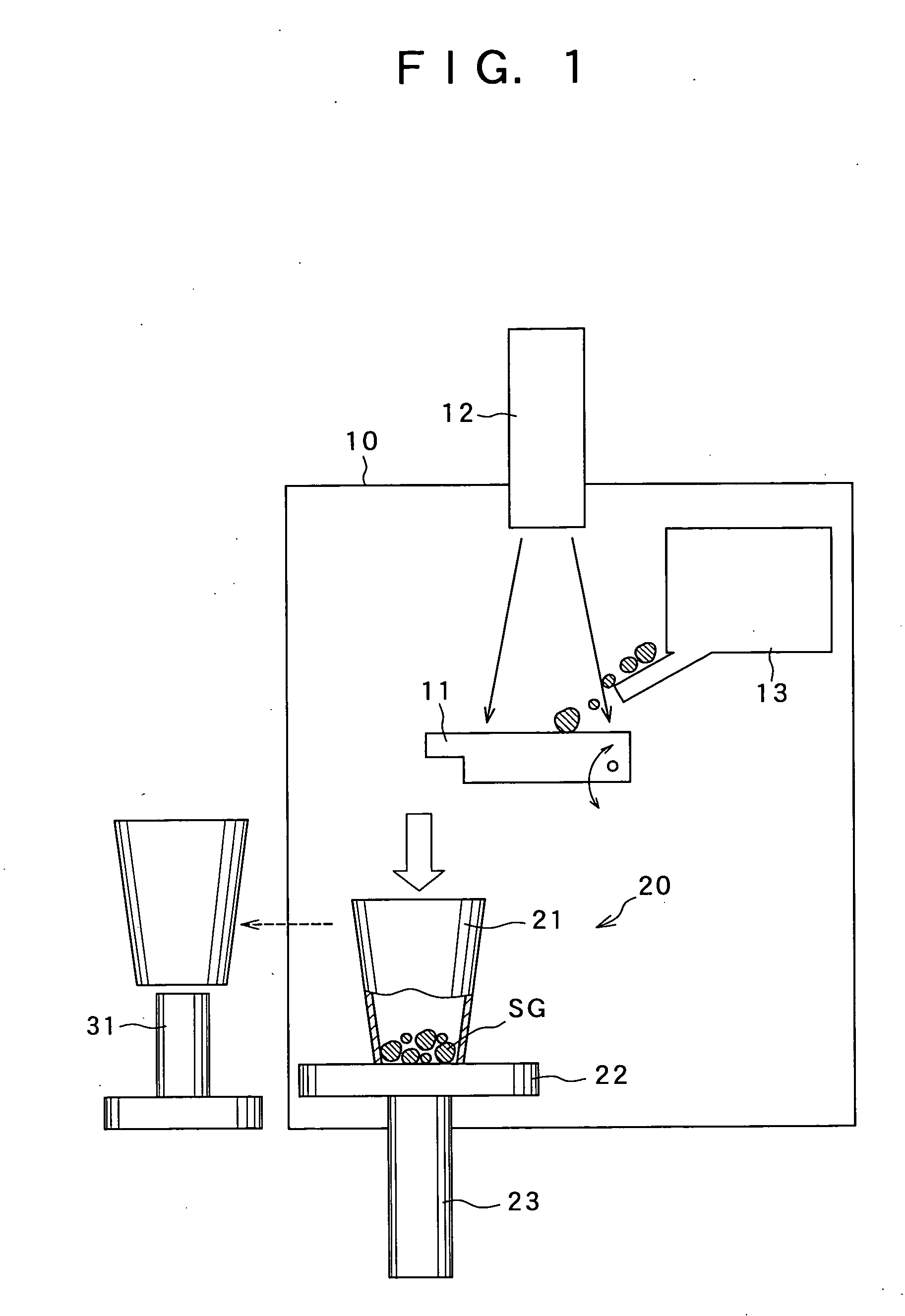 Crucible apparatus and method of solidifying a molten material