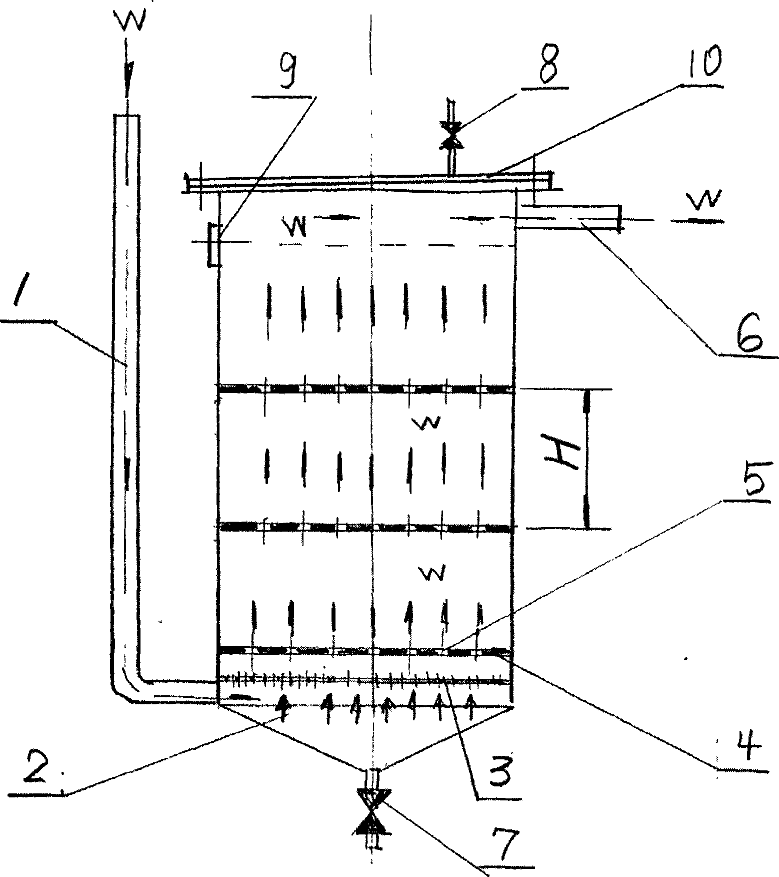 Turpentine liquid purifying pan and its technical process