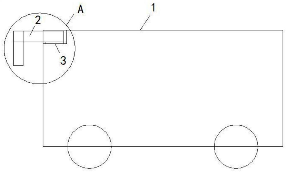 A car reverse view device