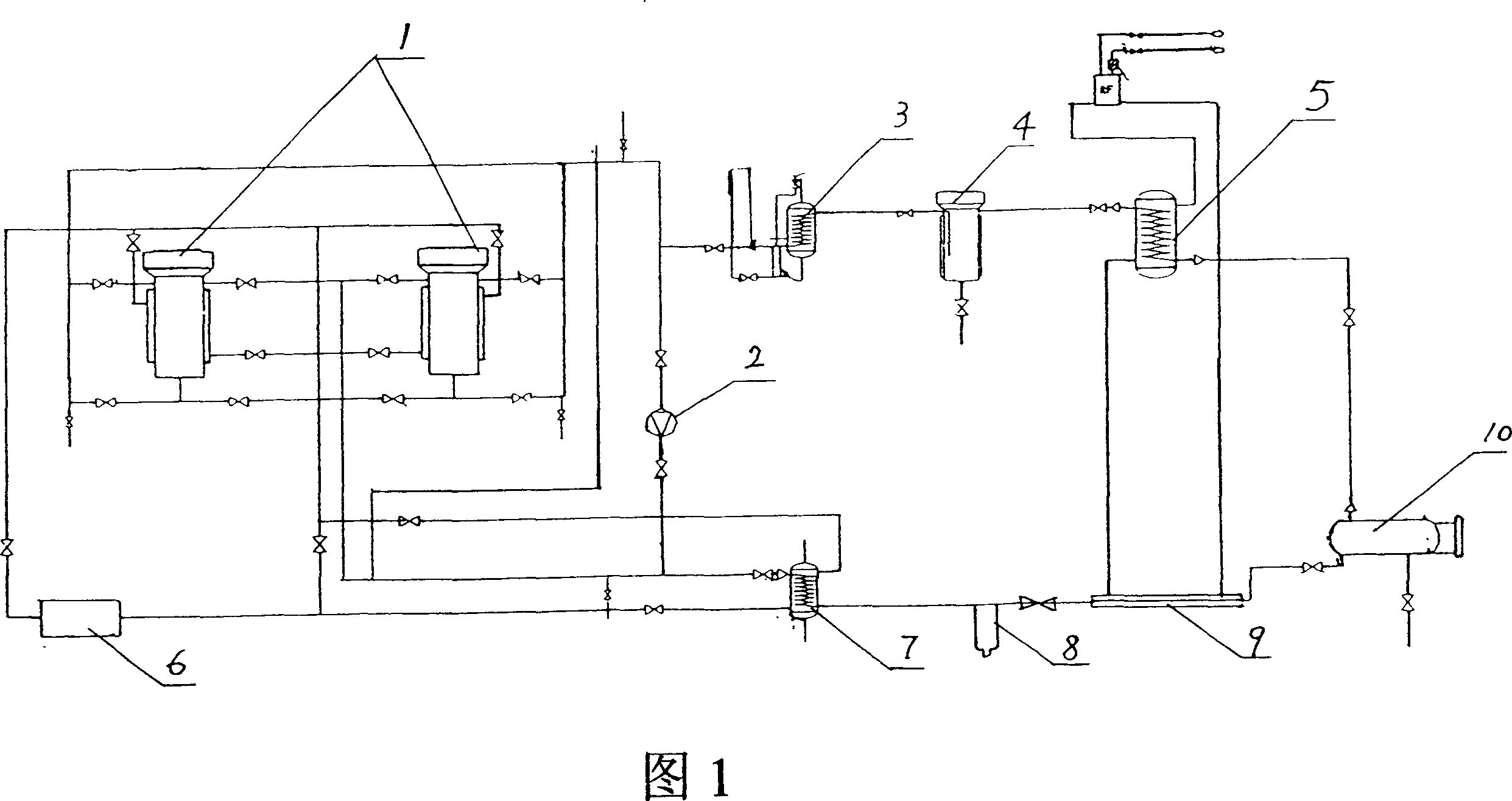 Consecutive production plant for supercritical carbon dioxide dyeing, and consecutive dyeing method