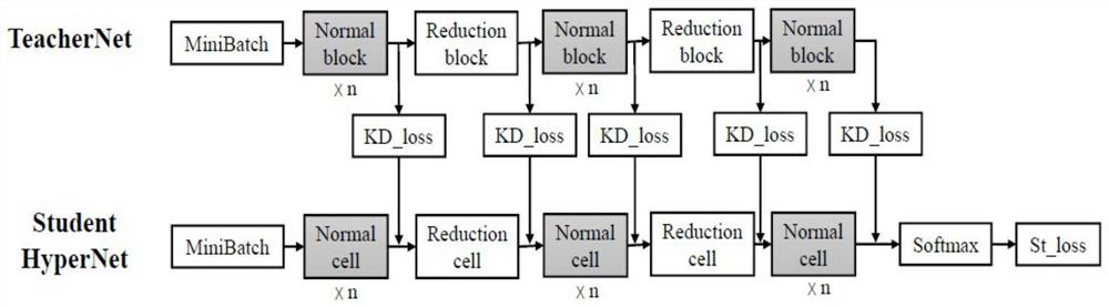 Neural network architecture search method based on convolution kernel prediction