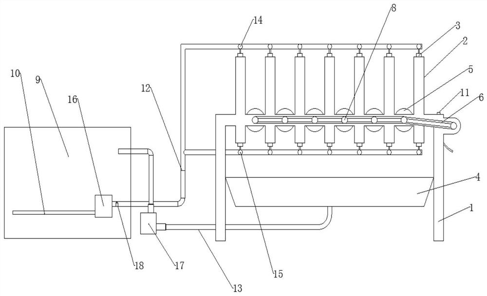 Suspension type tread and sidewall condensation method and device