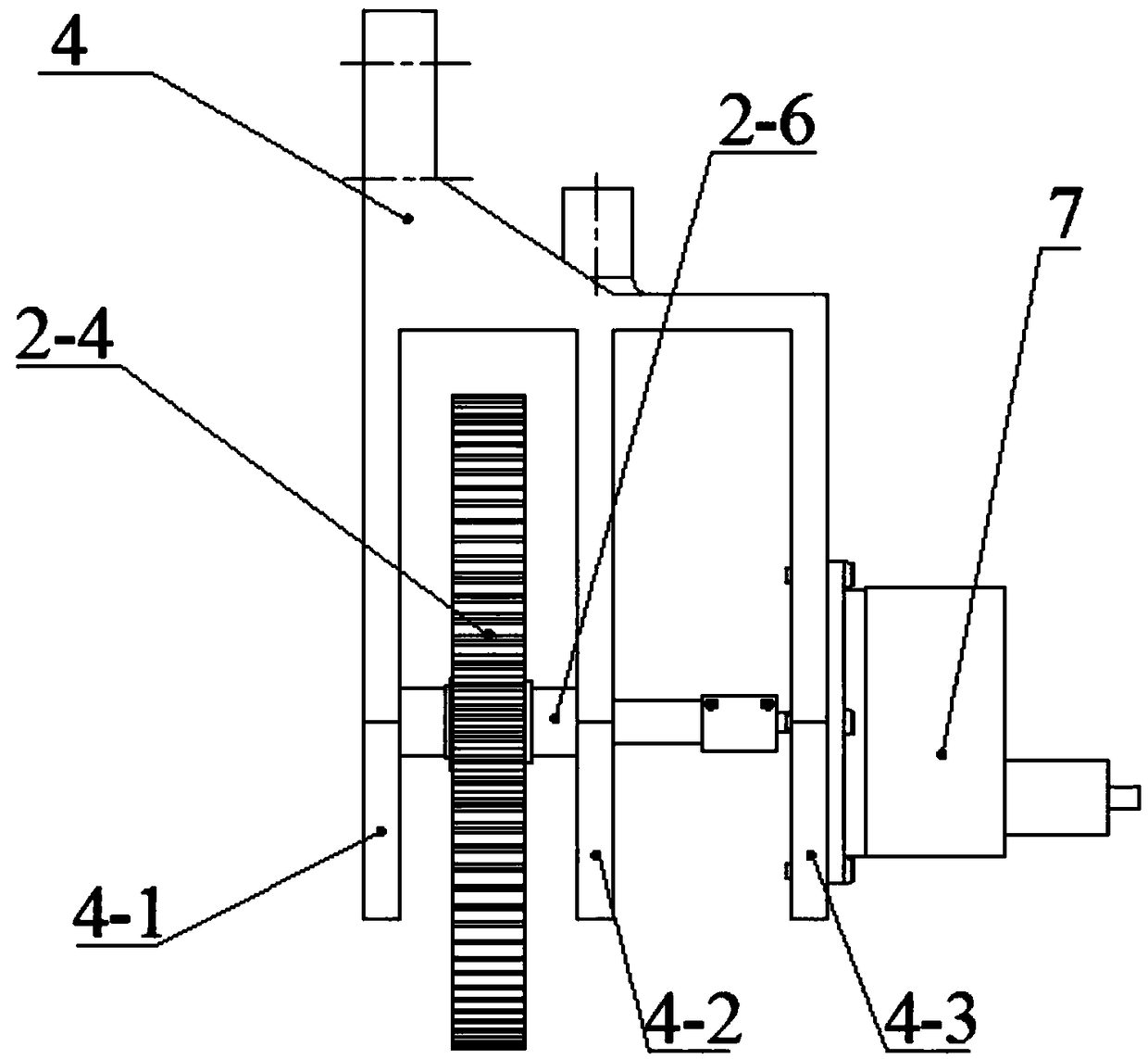 Speed detector for large diameter rotating shaft without protruding end