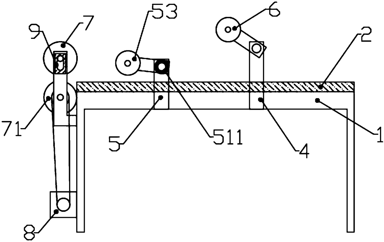 Double-sided adhesive tape pasting device