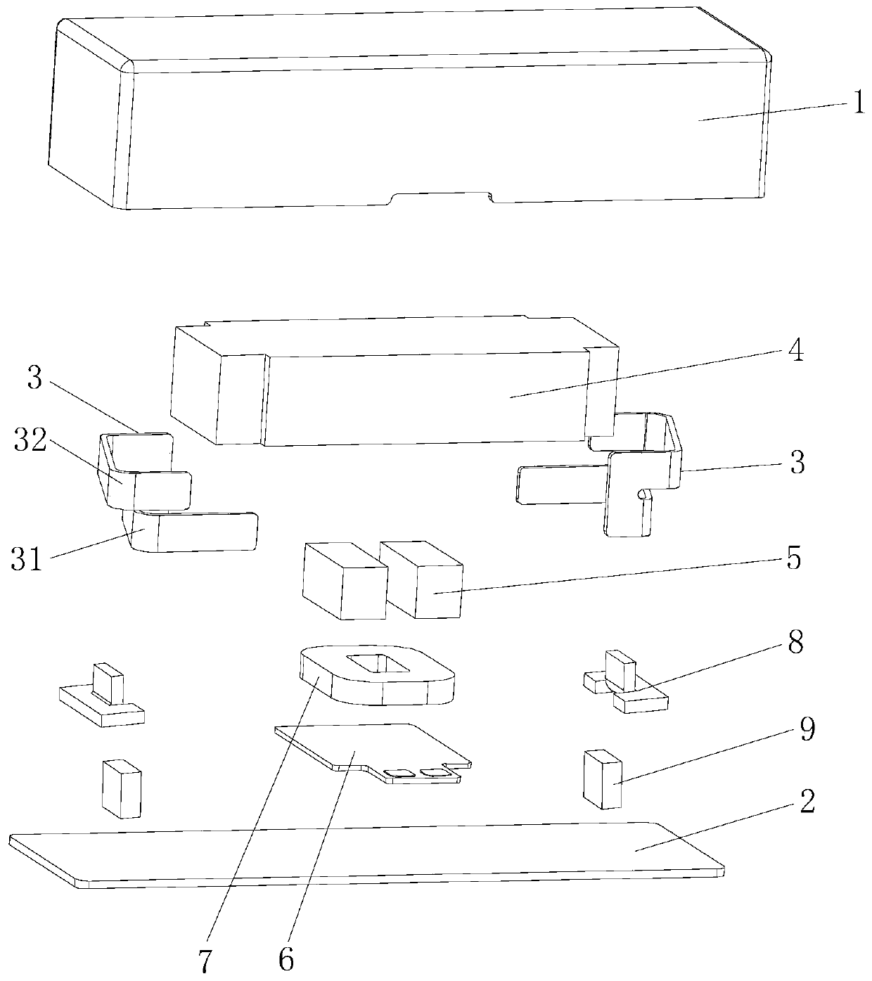 A linear vibrating motor