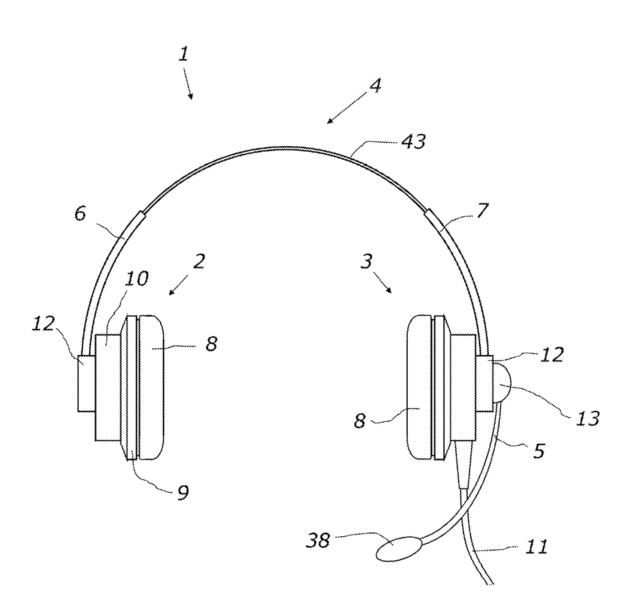 Headset With Magnetically Attached Ear Pad