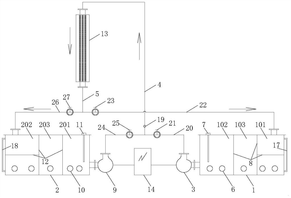 Oil-air cooler cleanliness processing system and oil-air cooler cleaning method