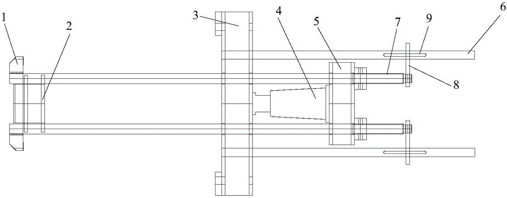 Blast furnace replacement large sleeve drawing device