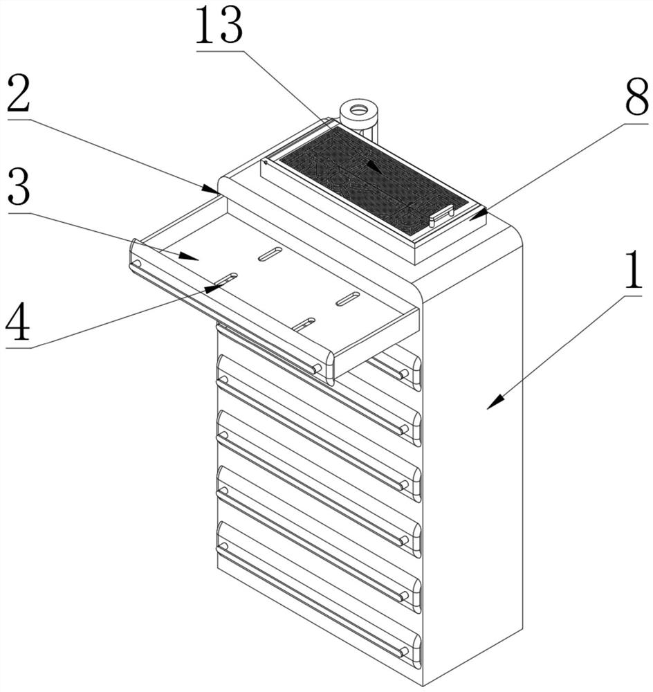 Draw-out type heat dissipation switch cabinet