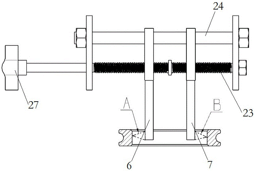 Non-contact type bearing ring inside diameter measurement device