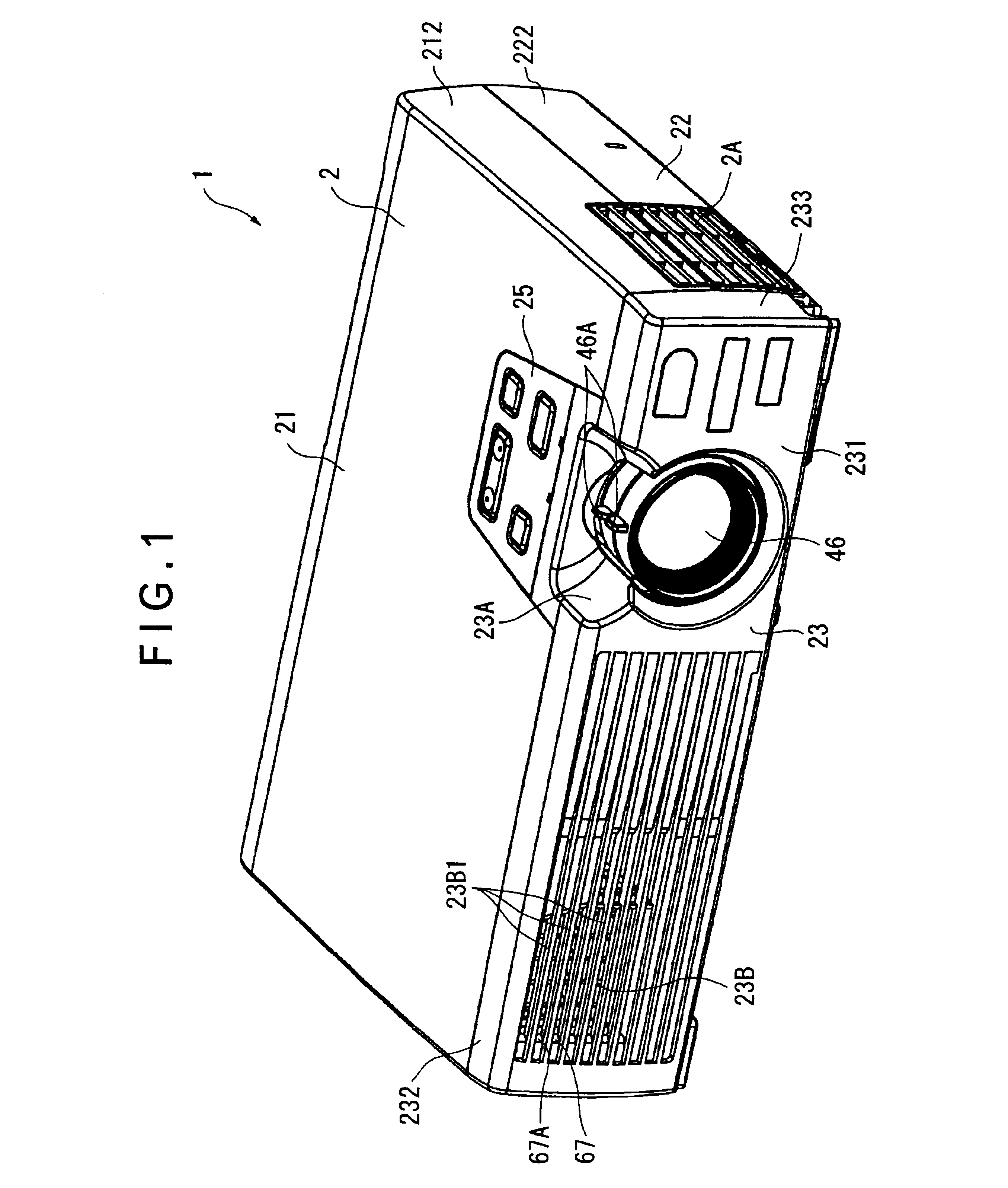 Projector provided with cooling mechanism