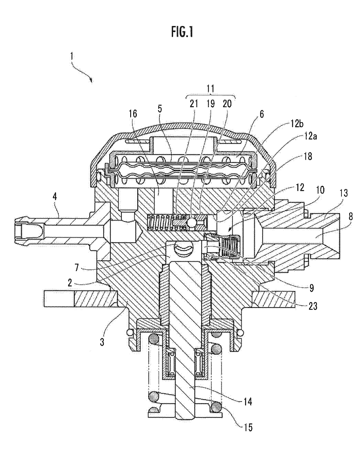 Valve unit fixing structure and fluid pump using the same