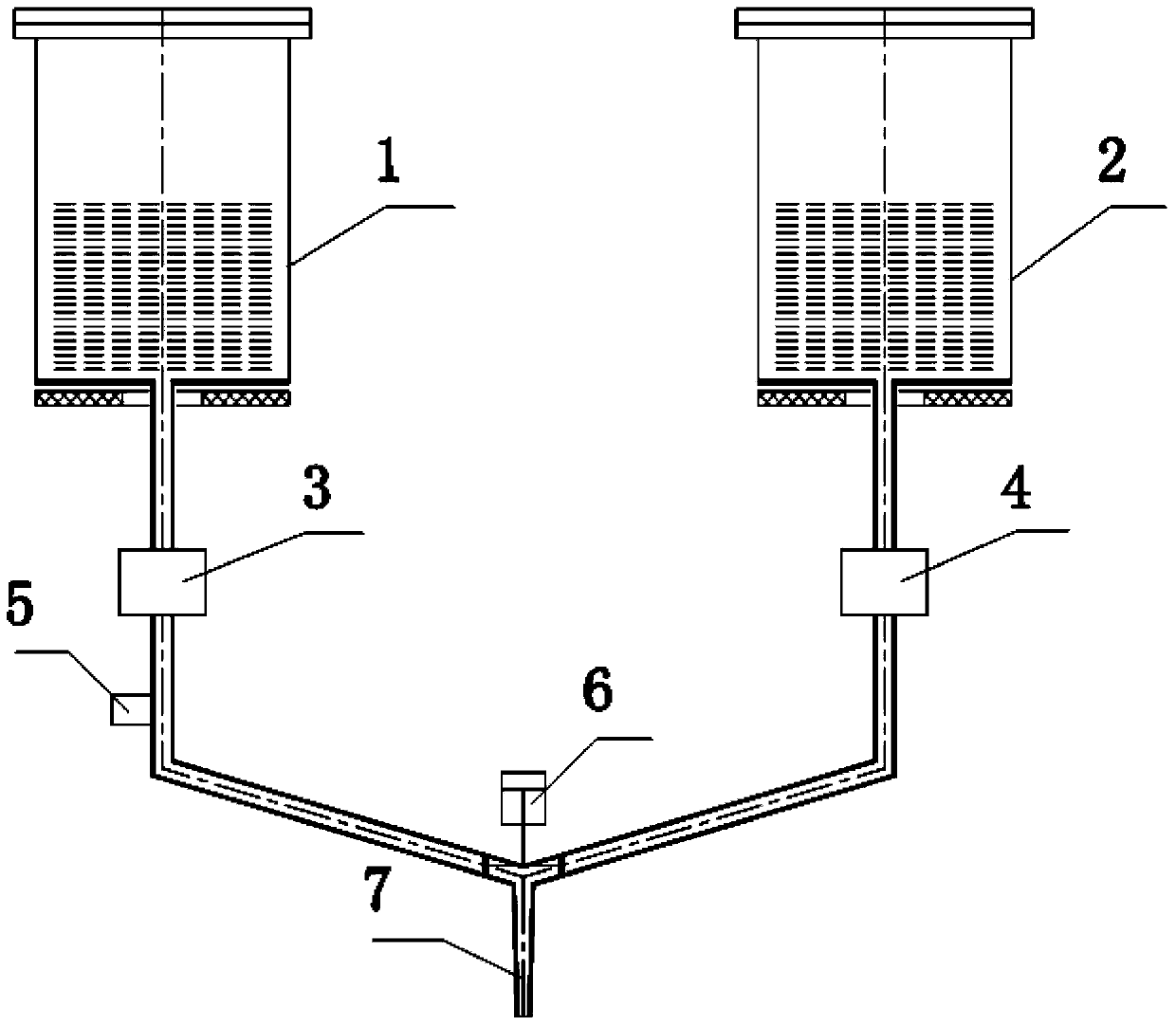 Adhesive conveying system with dosage control