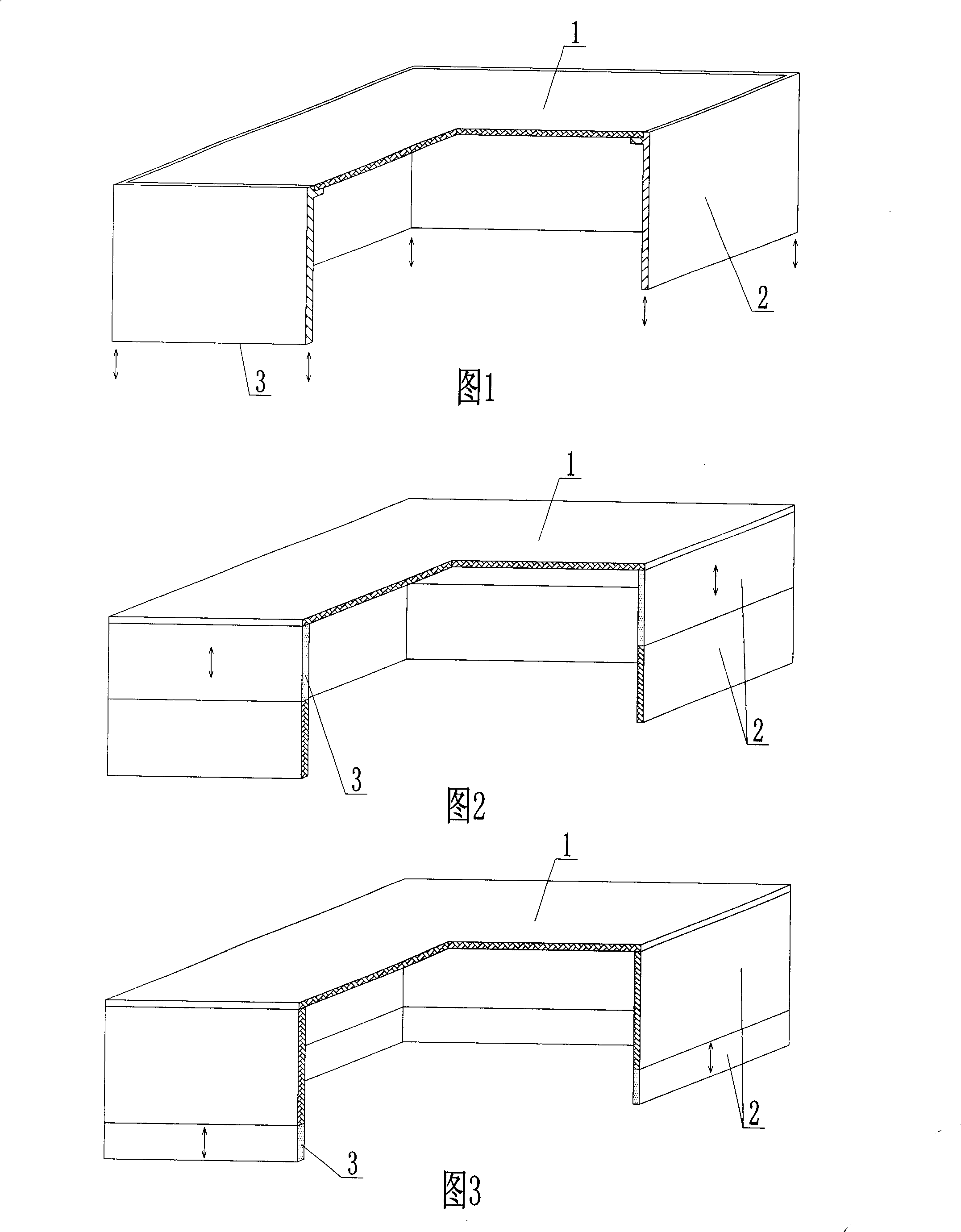 Opening box for concrete structure