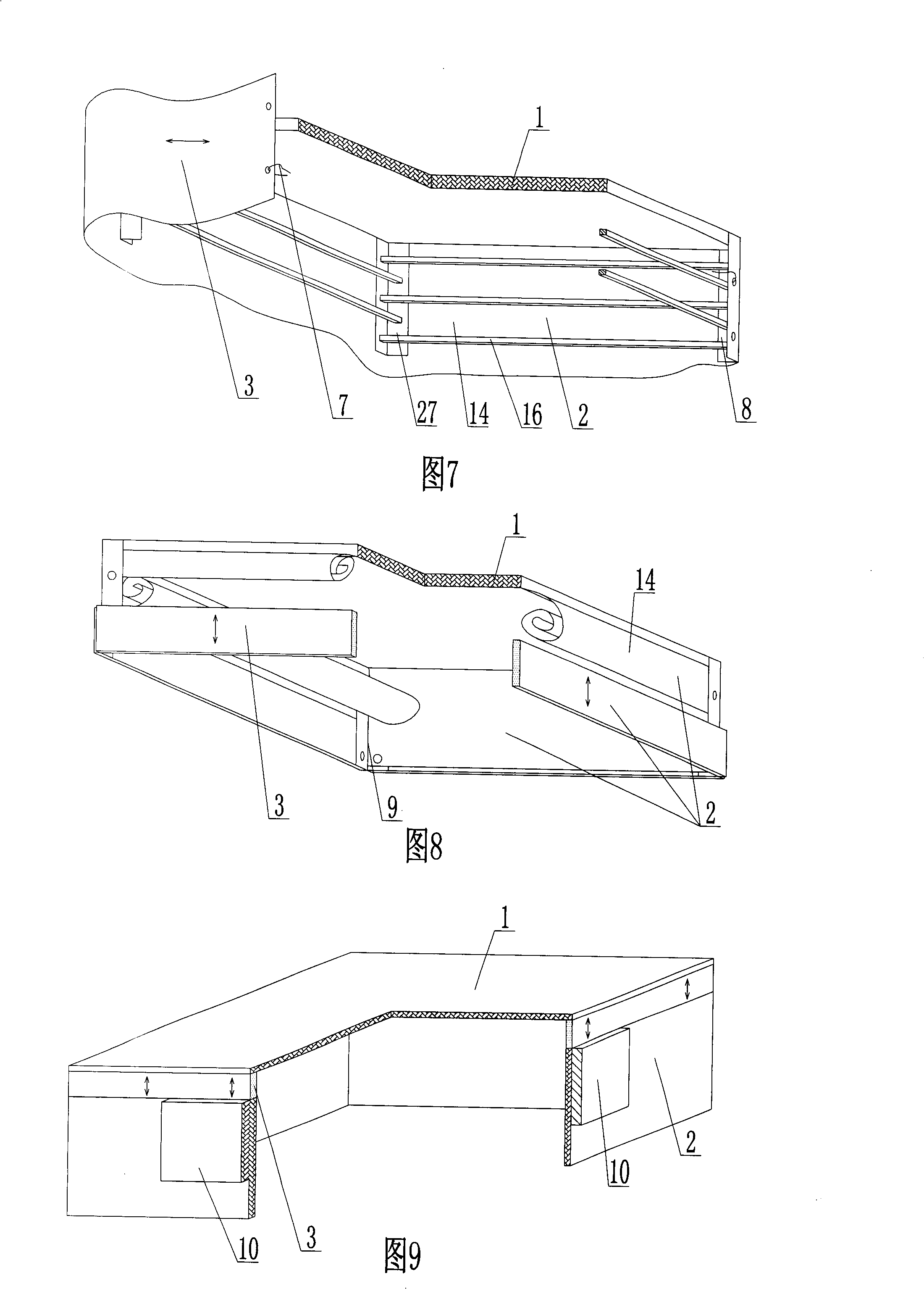 Opening box for concrete structure