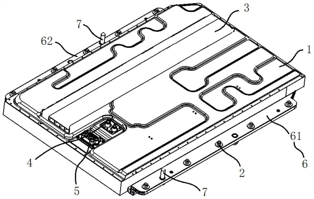 Battery pack structure and vehicle