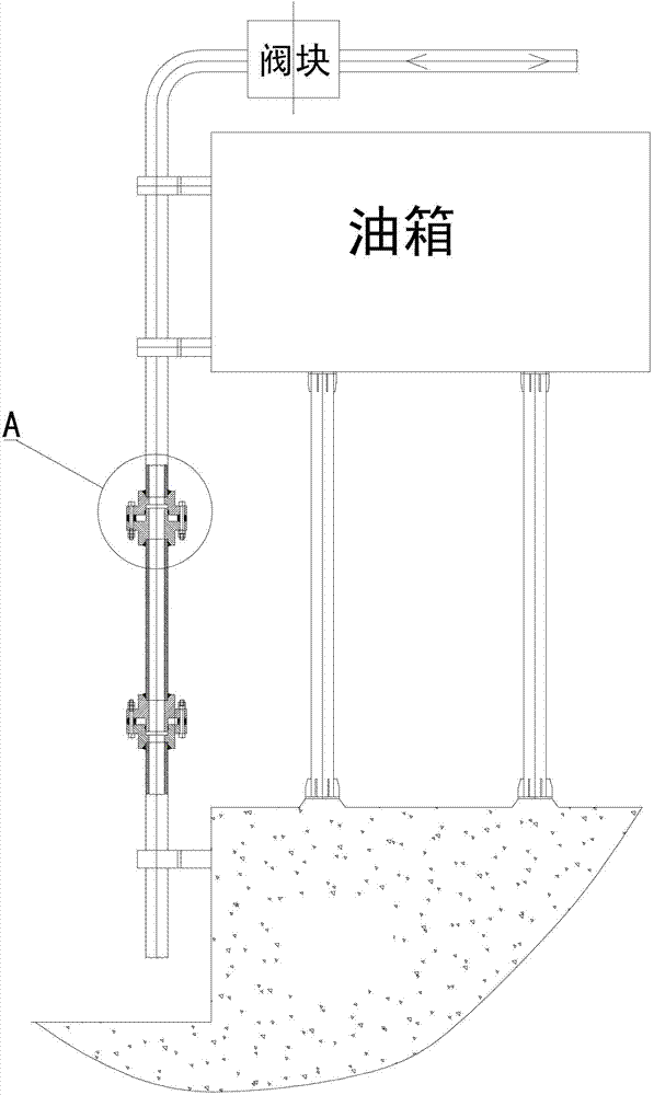 High-pressure pipeline and vibration attenuation device thereof