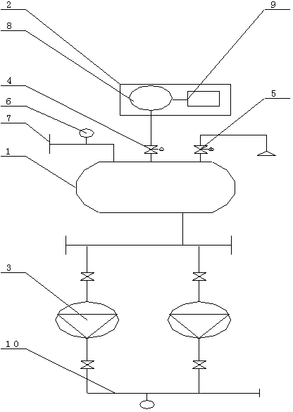 Series-connection jacking pressure non-negative pressure water supply device