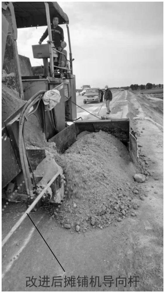 Layered slip form paving construction method for earth shoulder of road