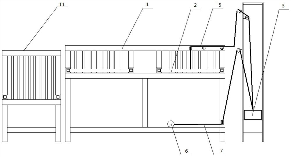 Unpowered loading rack