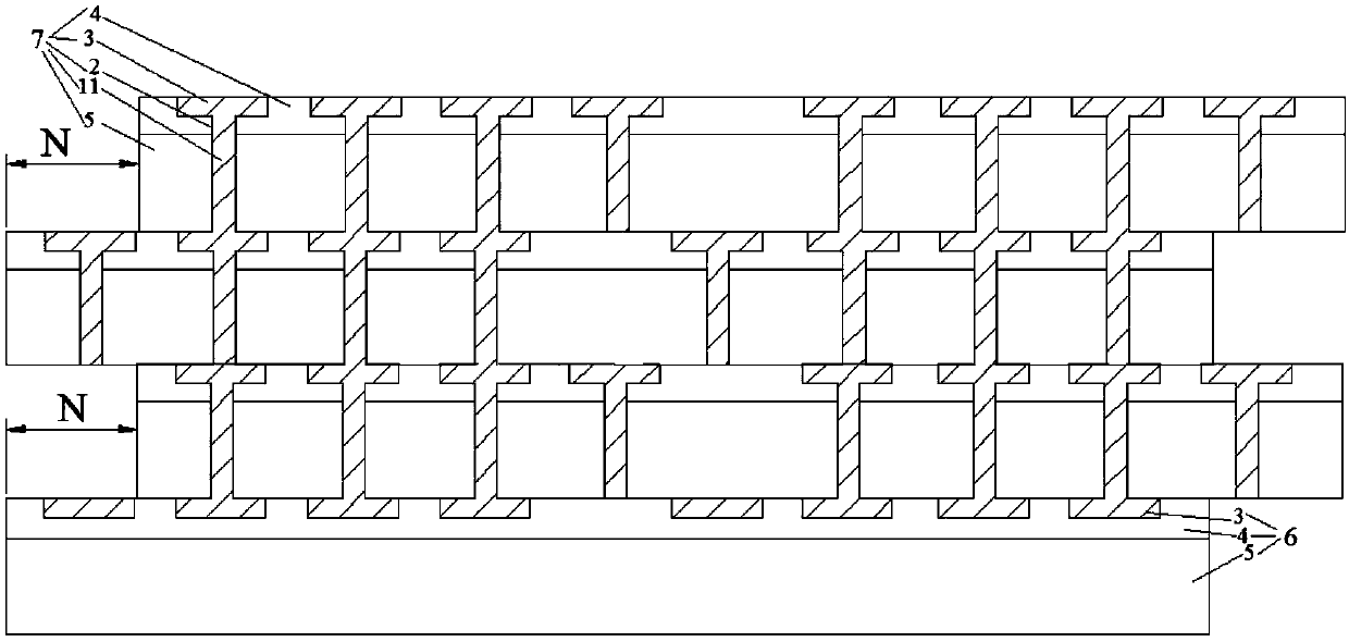 Through-silicon via (TSV) interconnection structure and preparation method thereof