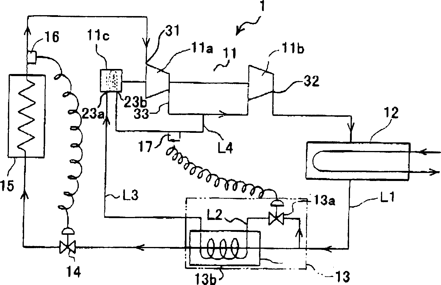 Auger-type refrigerating plant