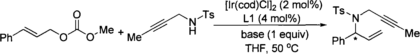 Method for synthesizing 1,6-eneyne compounds