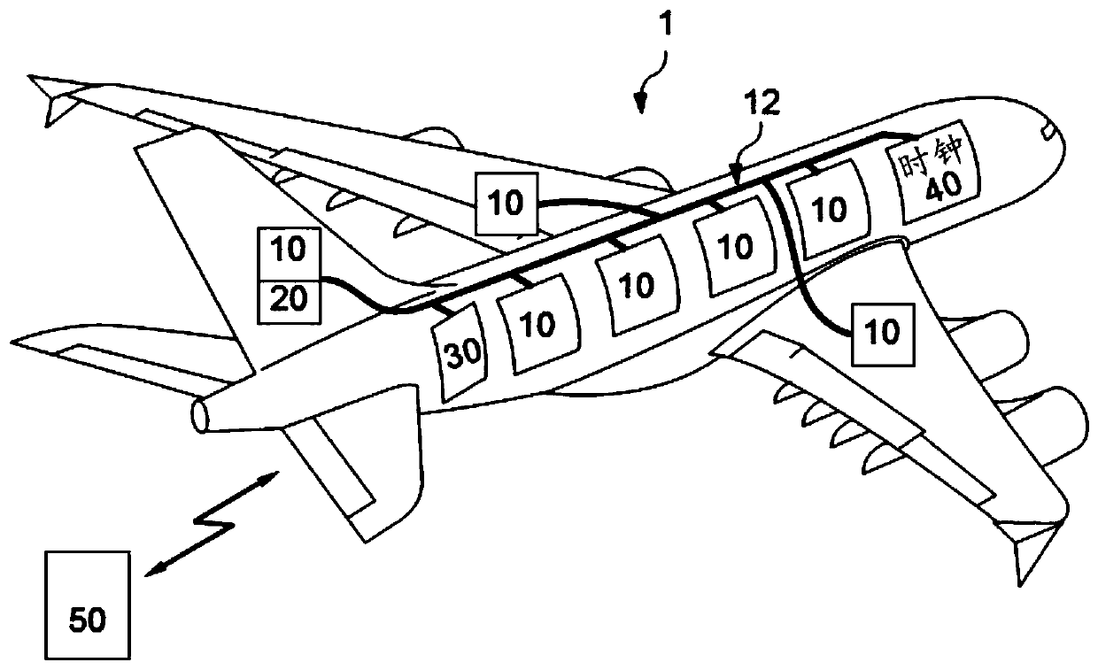 Method and system for securing an aircraft against cyberattacks